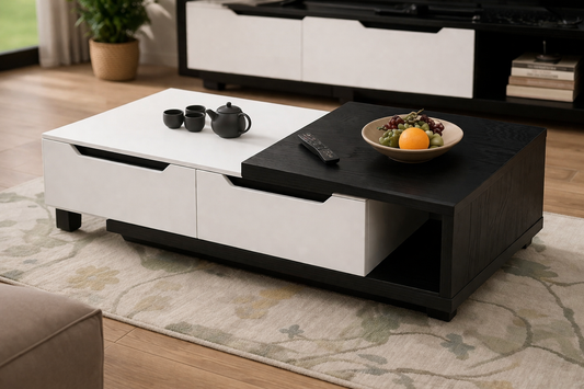 Coffee Table Multi Color - MDF - 100x50x35