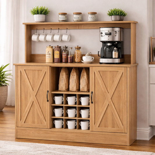 Coffee Corner - MDF Wood - Multi Color - 120x40x130 cm