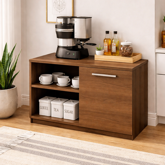Coffee Corner - MDF Wood - Multi Color - 80x70x30 cm