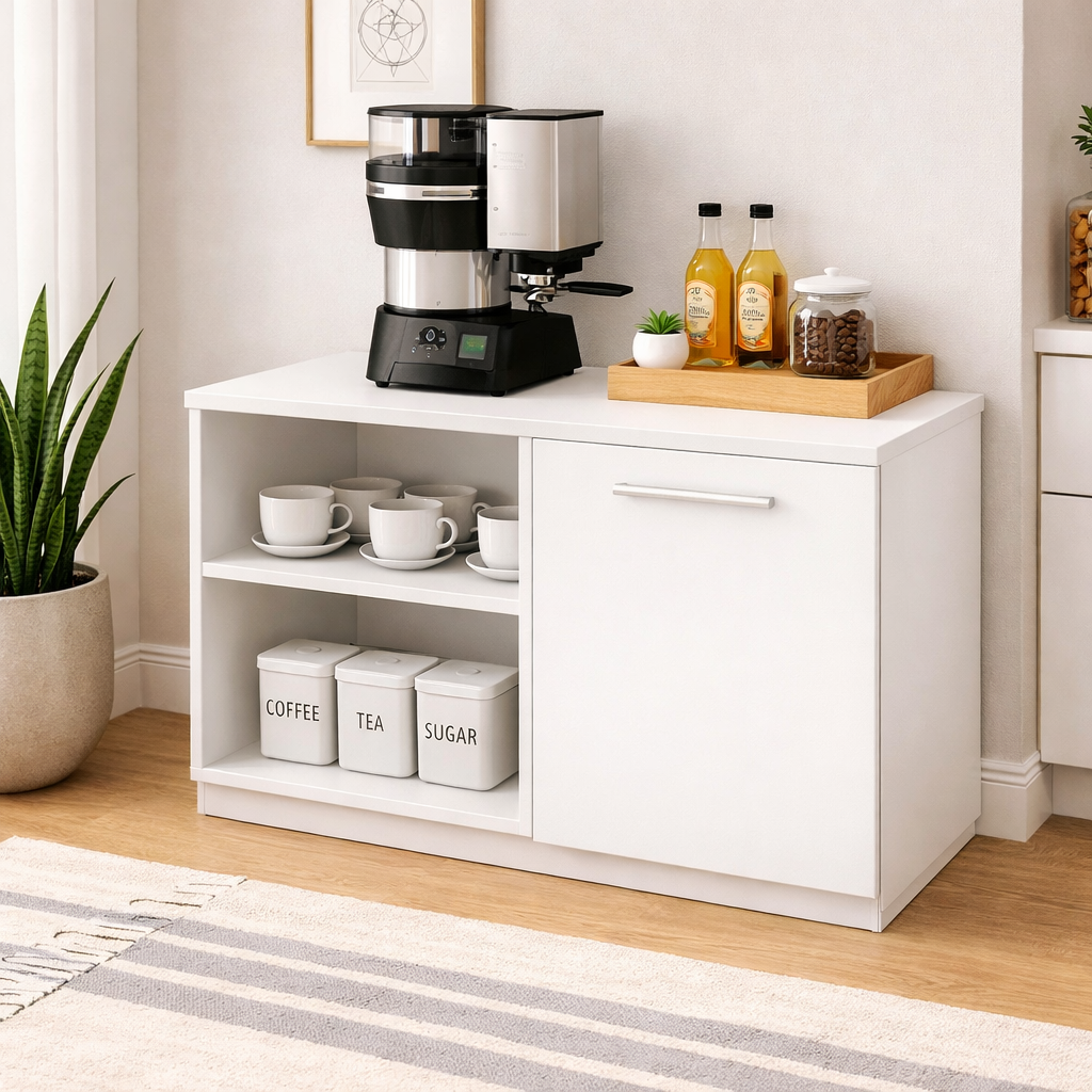 Coffee Corner - MDF Wood - Multi Color - 80x70x30 cm