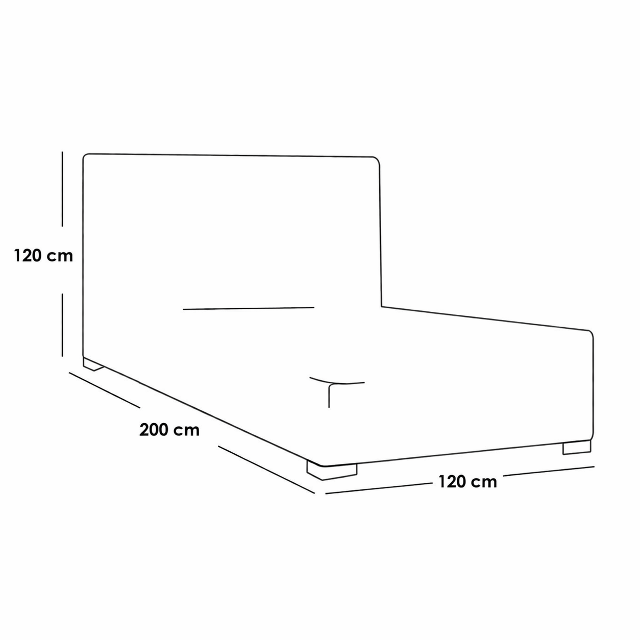 Teen Modern Bedroom Set –  2 Bed & Wardrobe -White & Beige - 4 Pieces