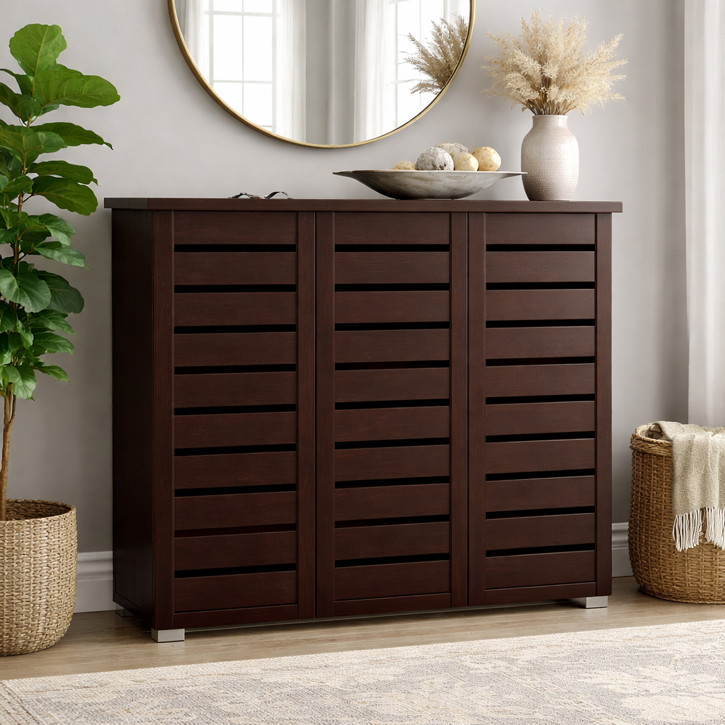 Shoe Rack MDF Wood 40x120x100 cm