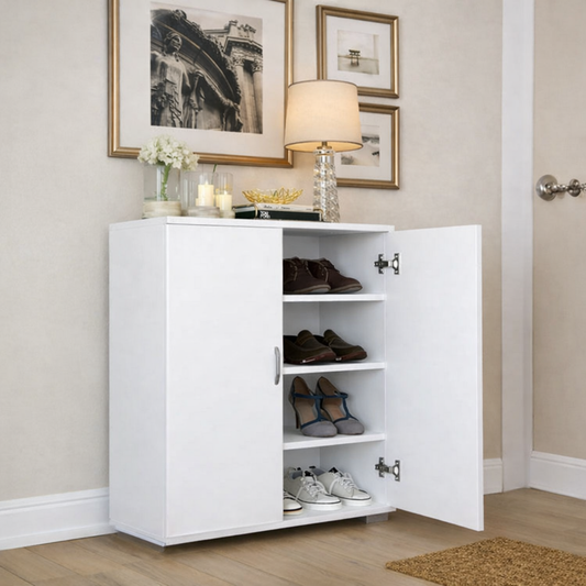 Shoe Rack MDF Wood 30x80x90 cm