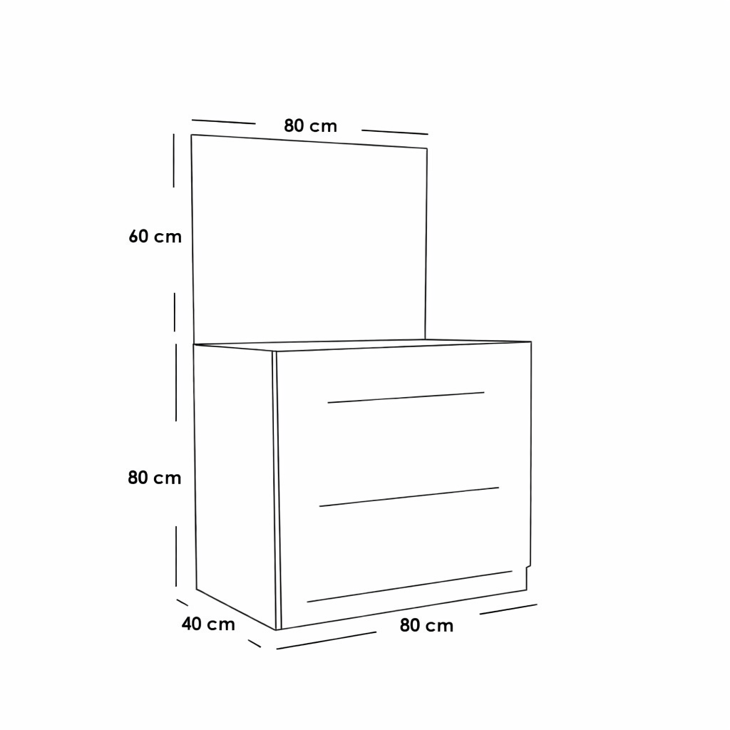 Melamine Blockboard ( كونتر ميلامين )  Bedroom -5 Pieces