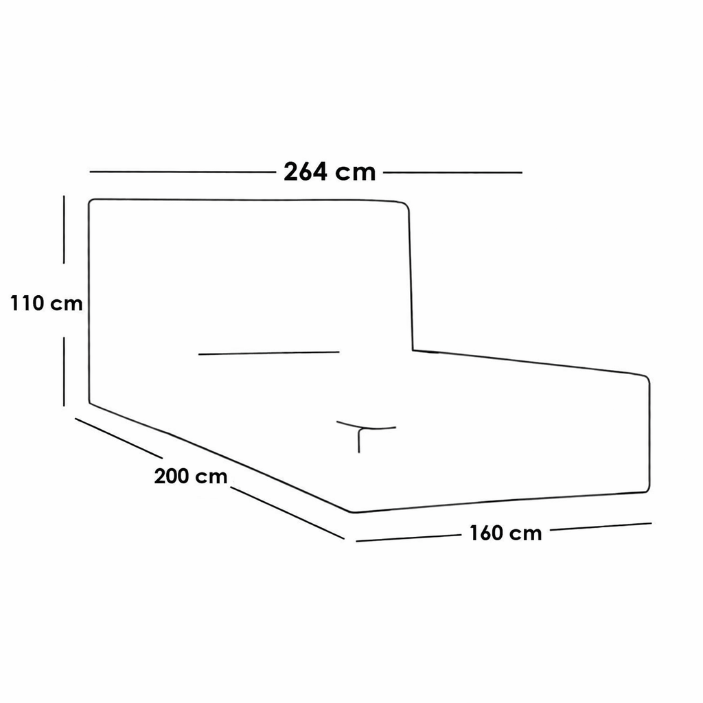 Melamine Blockboard ( كونتر ميلامين )  Bedroom- Multi Color -5 Pieces