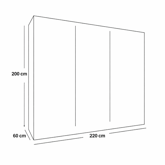 Melamine Blockboard ( كونتر ميلامين )  Bedroom Set 5 Pieces
