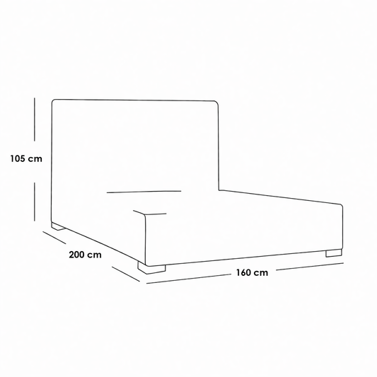 Melamine Blockboard ( كونتر ميلامين )  Bedroom Set 5 Pieces