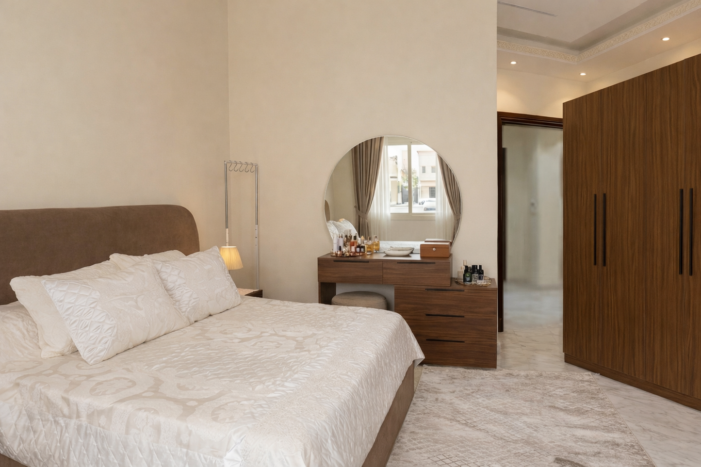 Melamine Blockboard ( كونتر ميلامين )  Bedroom Set 5 Pieces