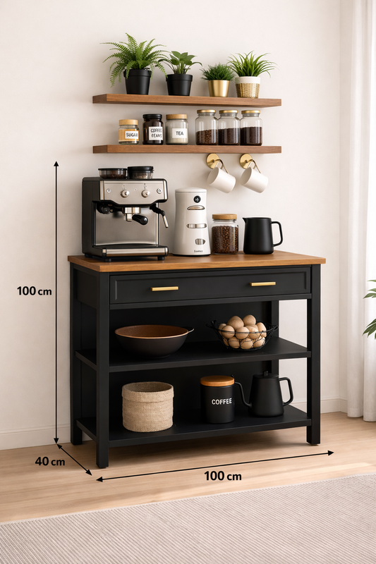 Coffee Corner - MDF Wood 100x40x100
