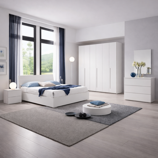 Melamine Blockboard ( كونتر ميلامين )  Bedroom -5 Pieces