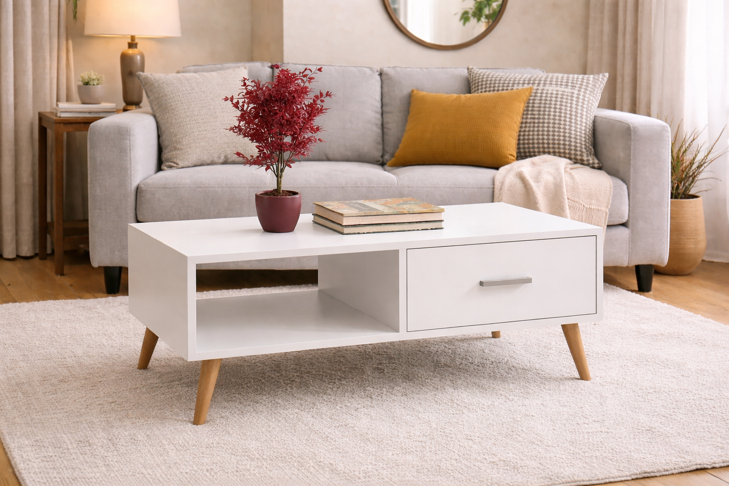 Coffee Table - MDF - Multi Color - 100x50x40