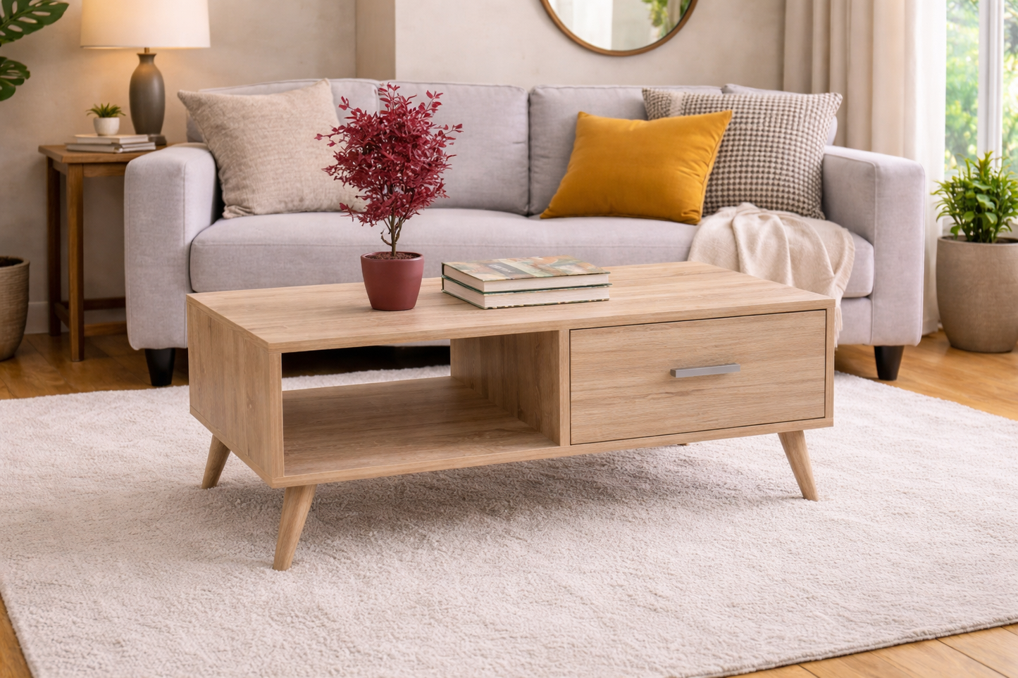 Coffee Table - MDF - Multi Color - 100x50x40