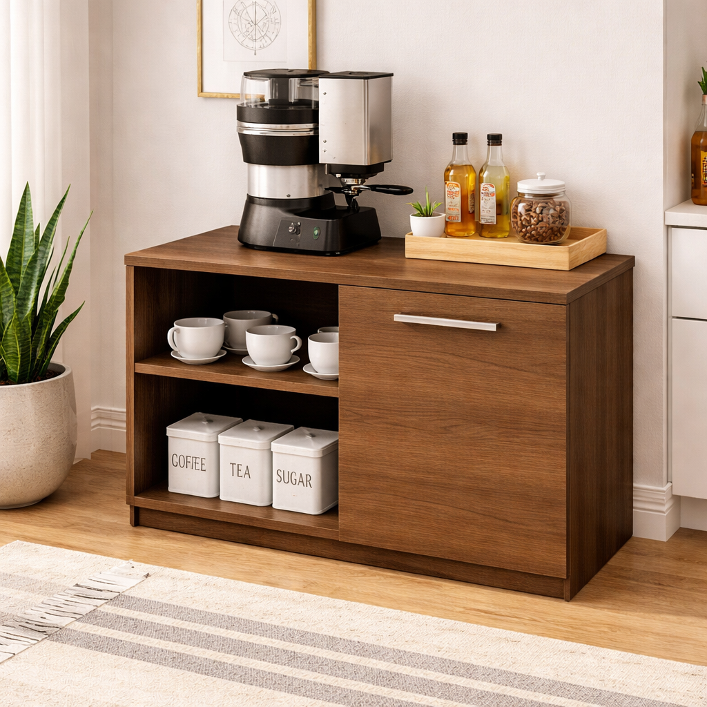 Coffee Corner - MDF Wood - Multi Color - 80x70x30 cm