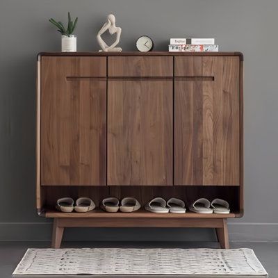 Shoe Rack MDF Wood 40x100x120 cm