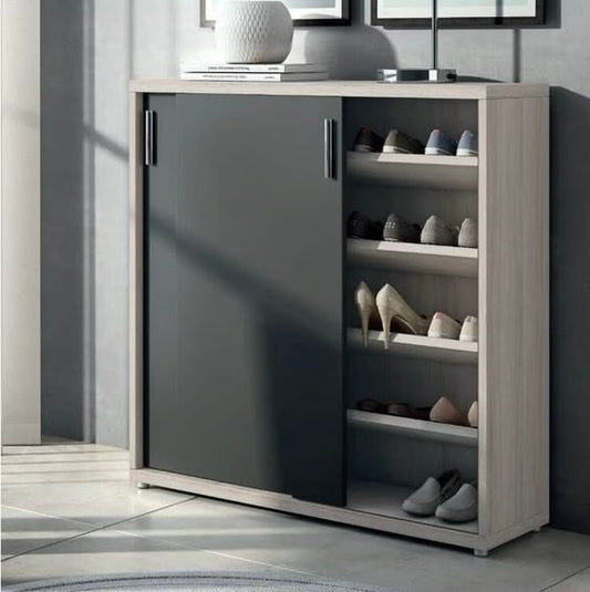 Shoe Rack MDF Wood 35x100x100 cm
