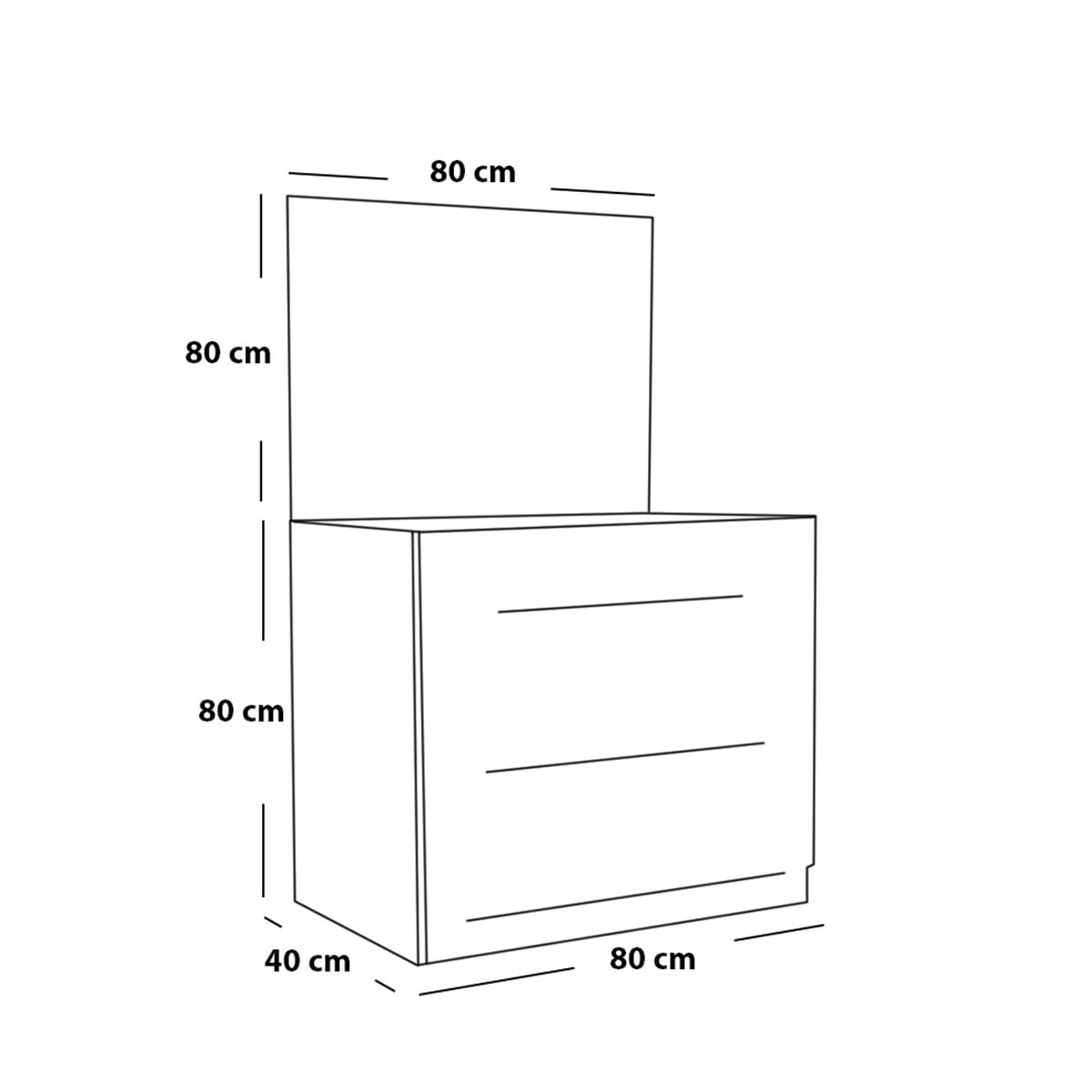 Melamine Blockboard ( كونتر ميلامين )  Bedroom Set 5 Pieces